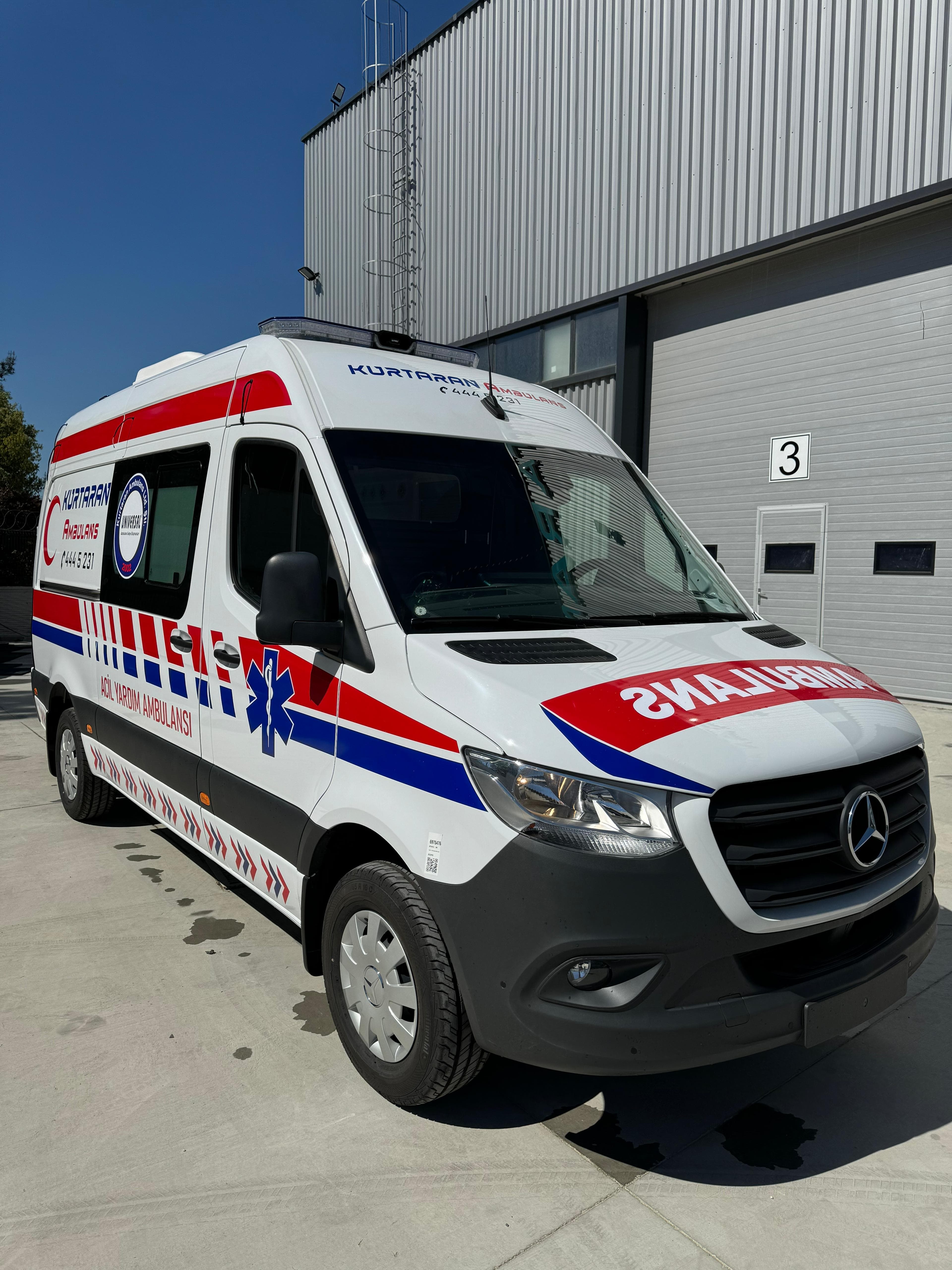 Fiat Ducato Ambulans Kaplama Sağlık Bakanlığı Onaylı