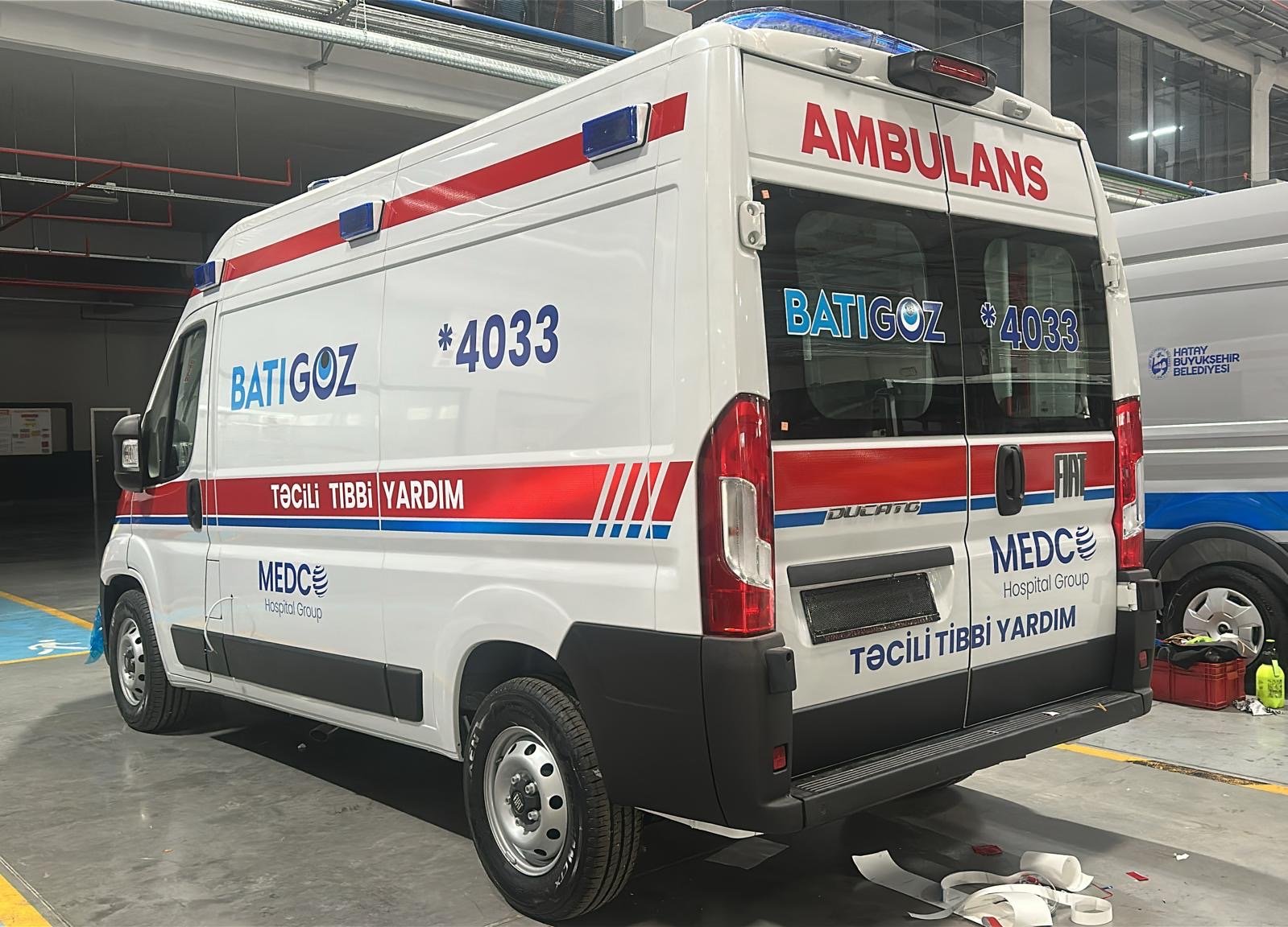 Ford Transit Özel Hasta Nakil Ambulansı Folyosu